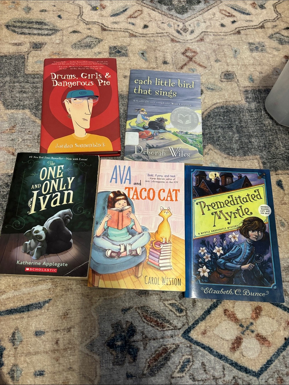 Set of five books! Kids 6-10th grade